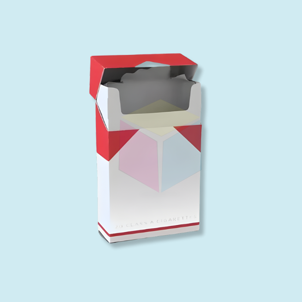 Empty Paper Flip Top Cigarette Boxes