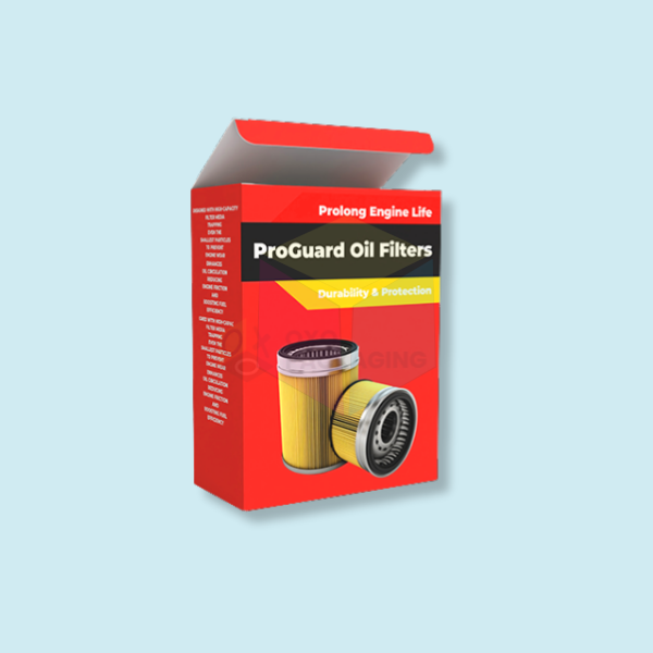 Custom Printed Oil Filter Boxes